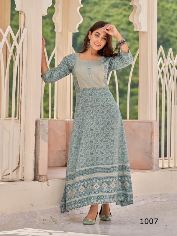 Radhika Twinkle Fancy Wear Anarakli Kurti Collection